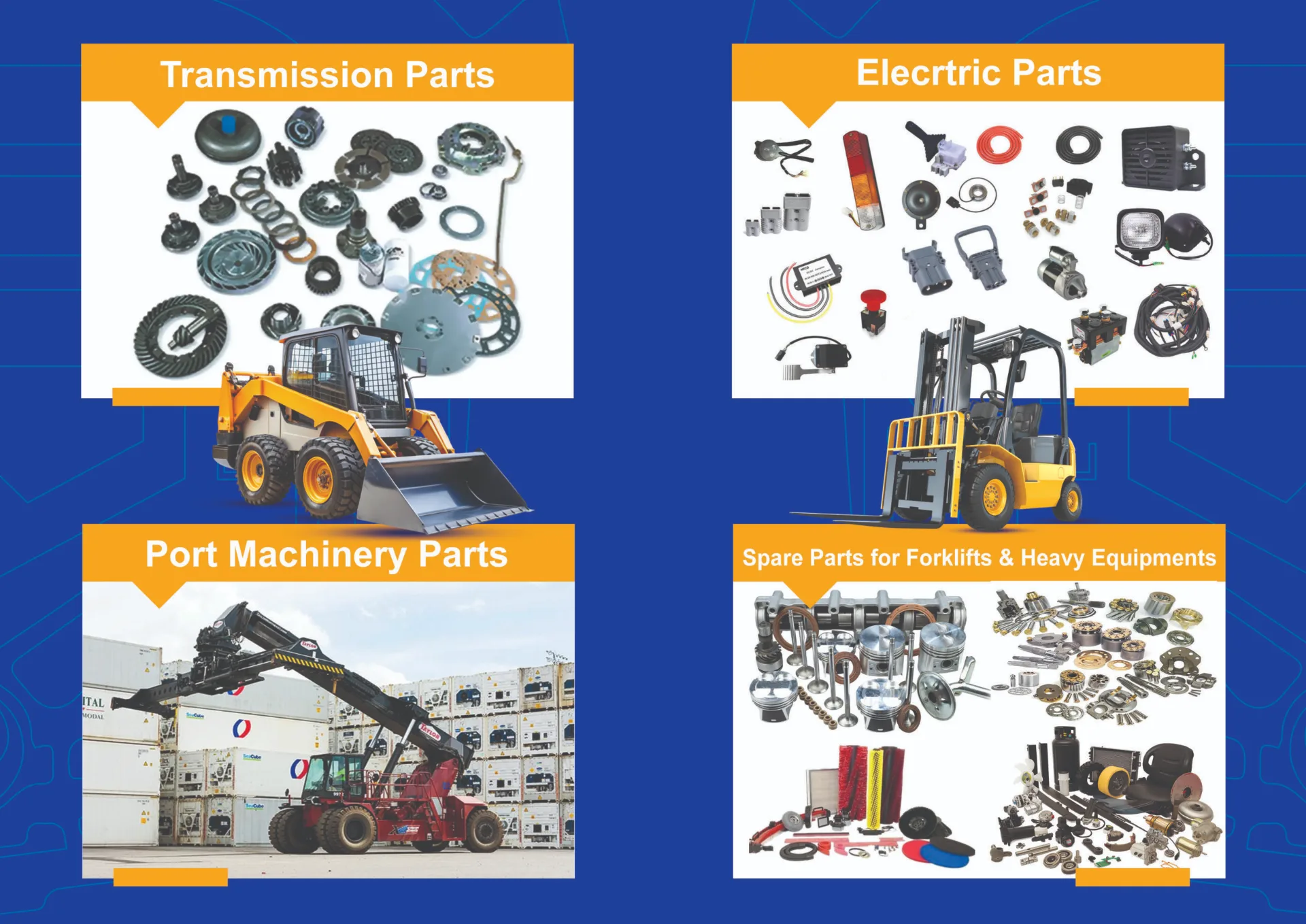 Erum Business Trading heavy equipment parts and products catalog